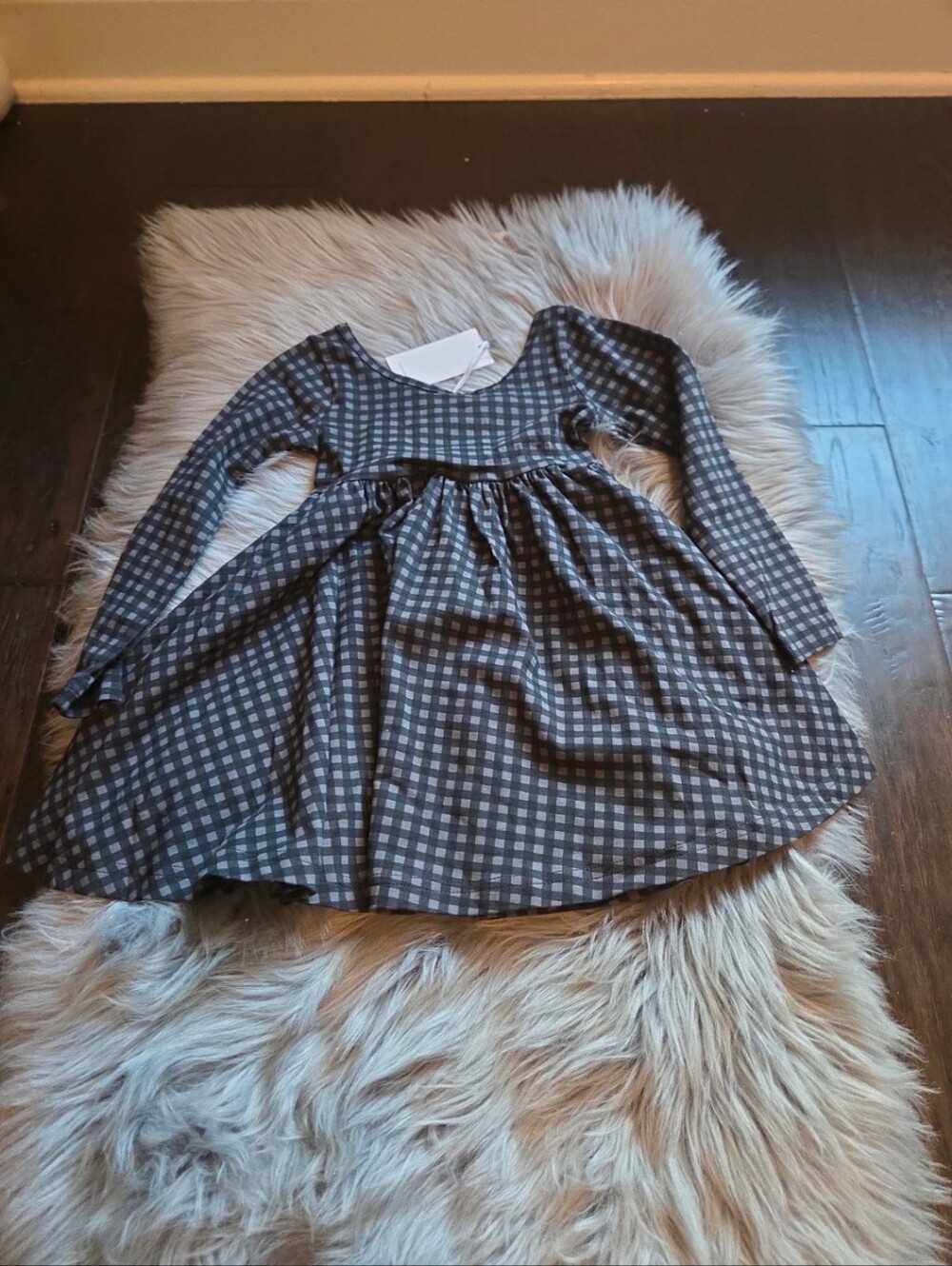Nwt! Jamie Kay Tallulah Dress In Ghingham Night Size 2yr